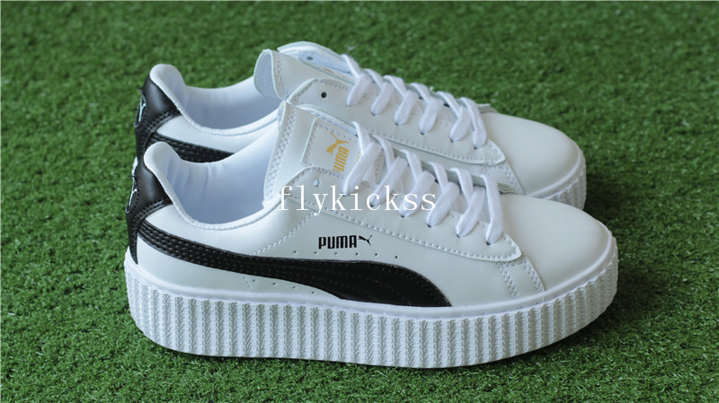 Puma Fenty Rihanna Creeper Low Leather White Black